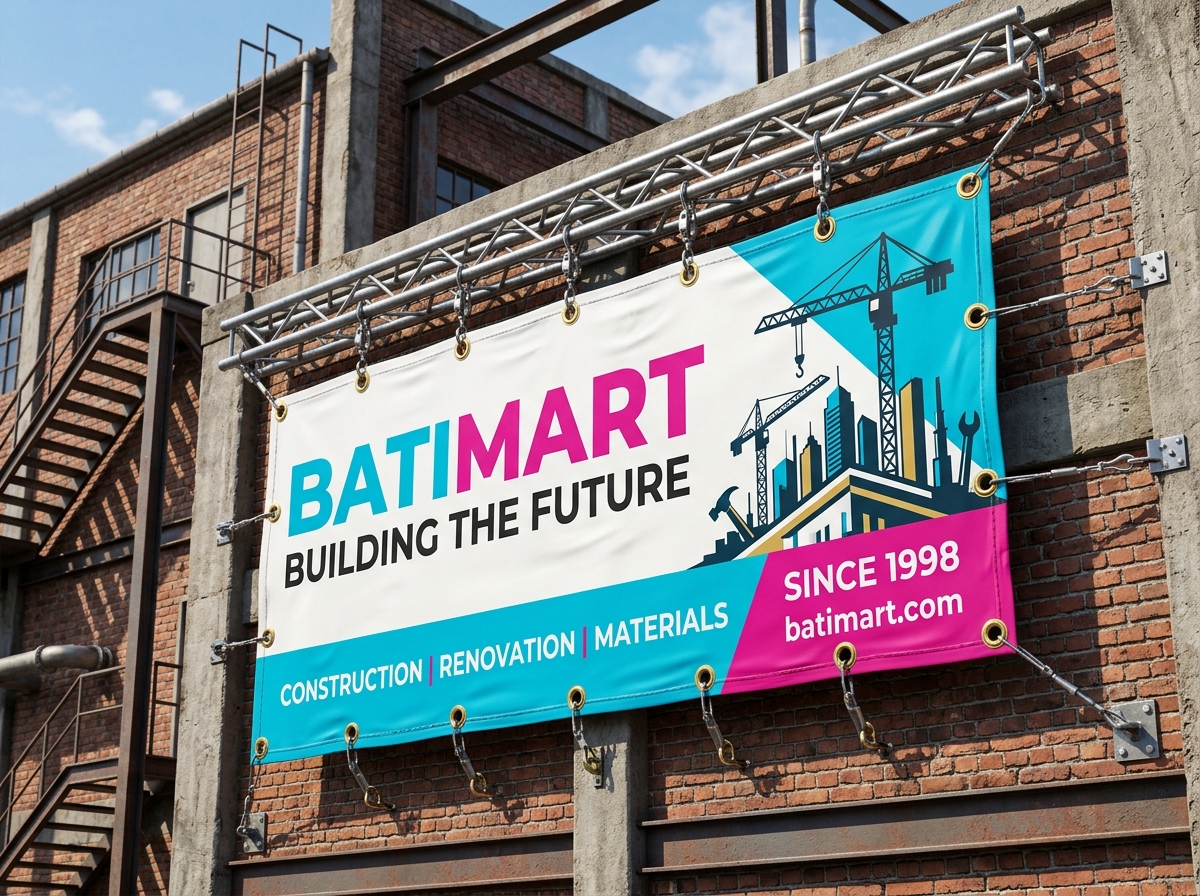 Bâche Publicitaire Haute Résistance — impression Batimart